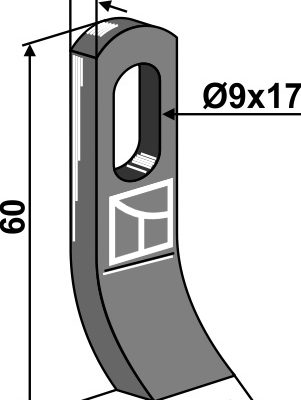 Flail 60x25mm