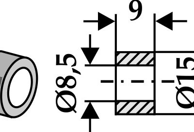 Washer 9xØ8,5xØ15