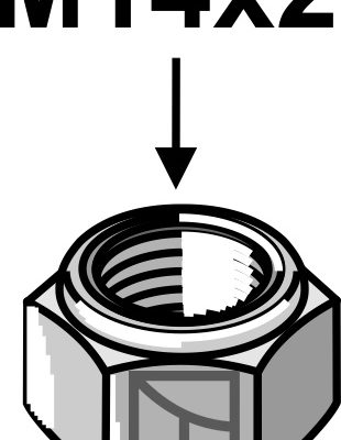 Self-locking nut - M14x2