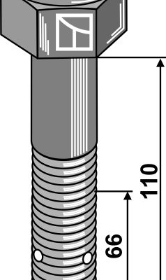 Hexagon bolt - M24x3 - 10.9