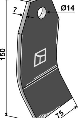 Blade 150x75mm