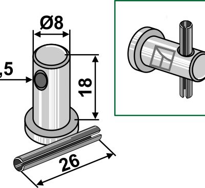 Bolt with pin