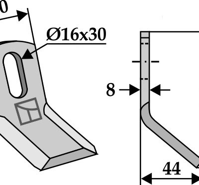 All-purpose Y-blade 98x40mm