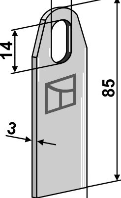 Scarifier blade