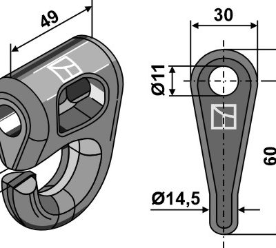 Shackle - quick change system