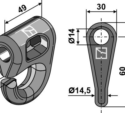 Shackle - quick change system