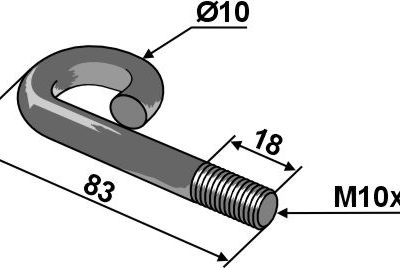 Holding shackle