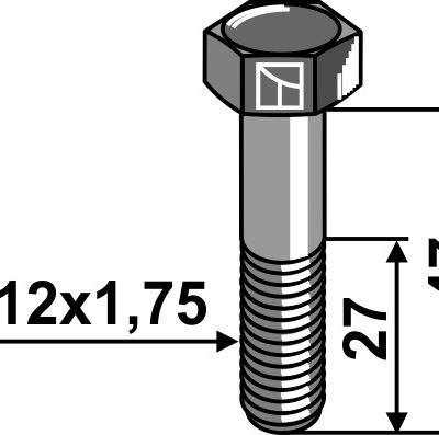 Bolt - M12x1,75 - 10.9