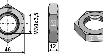 Hexagon locknut