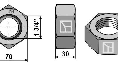 Hexagon locknut
