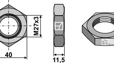 Hexagon locknut