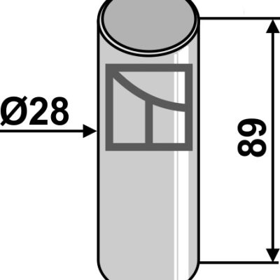 Pin Ø28