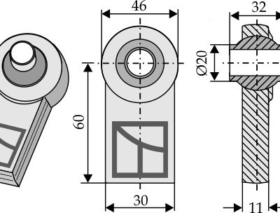 Ball joint terminals for lower-links to be welded