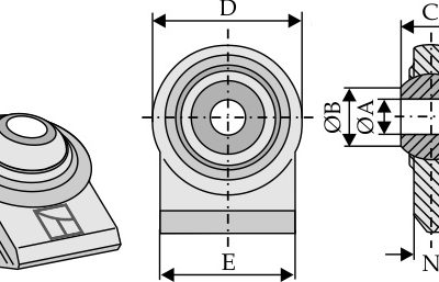 Ball joint terminals for lower-links to be welded