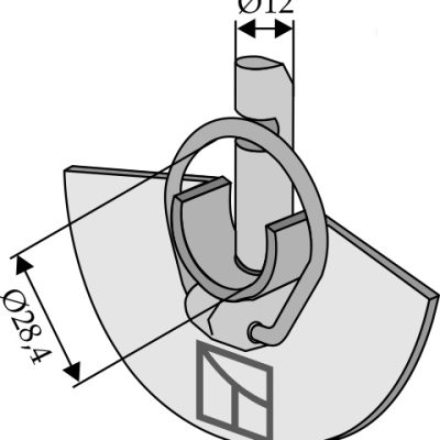 Cone without ball Cat. II for lower hooks