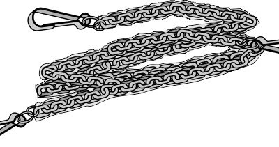 Control cable for lower link hooks Cat. III-II