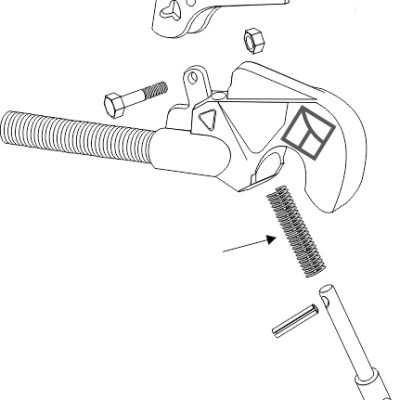 Spring for top hooks, old model