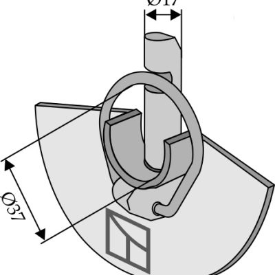 Cone without ball Cat. III for lower hooks