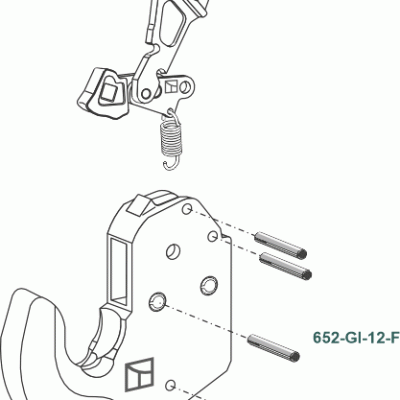 Clamping pin 4 pcs