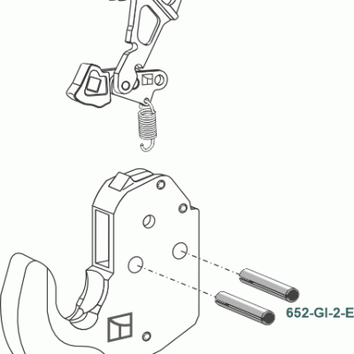 Clamping pin 2 pcs