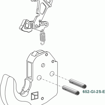 Clamping pin 2 pcs