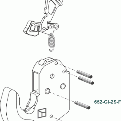 Clamping pin 4 pcs