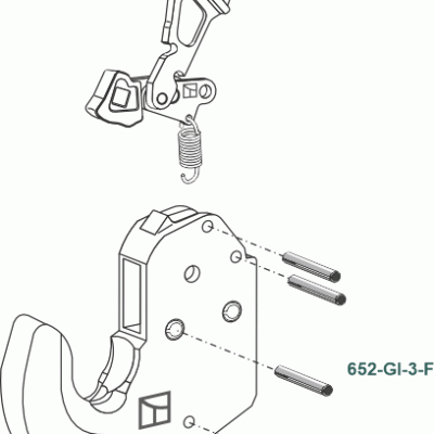 Clamping pin 4 pcs