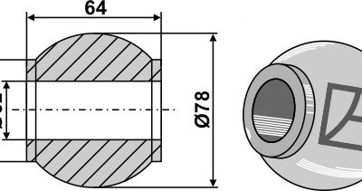 Ball for top hooks Cat.IV-III