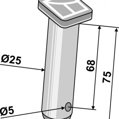 Pin Ø25