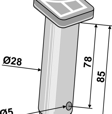 Pin Ø28x78