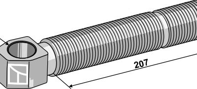 Articulated spindle Ø25