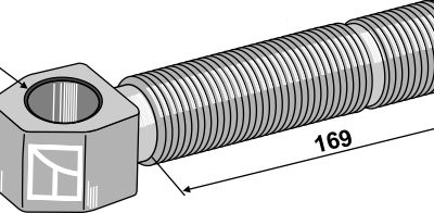 Articulated spindle Ø28