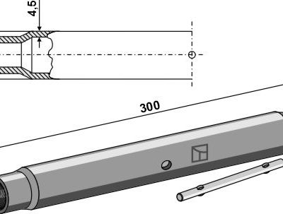 Tube M30x3,5