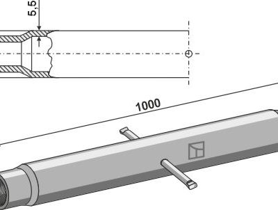 Tube M30x3,5