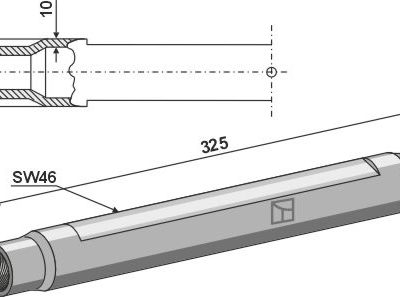 Tube M36x3