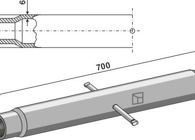 Tube M36x3