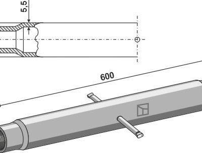 Tube M40x3