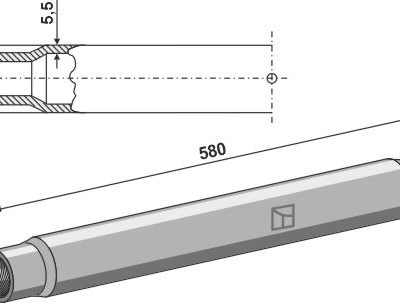 Tube 580mm