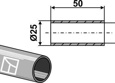 Reduction bush for top hook balls Cat.II-I