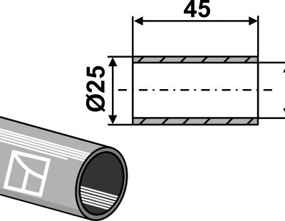Reduction bush for top hook balls Cat.II-I