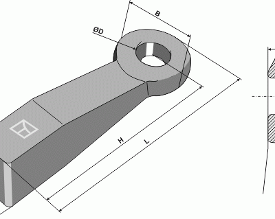 Trailer coupling ring (MOT Germany) - checked with mark of conformity M 2940 )