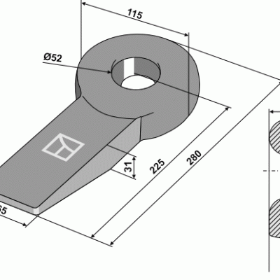 Trailer coupling ring