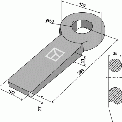 Trailer coupling ring