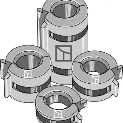 Set consists of 4 clips