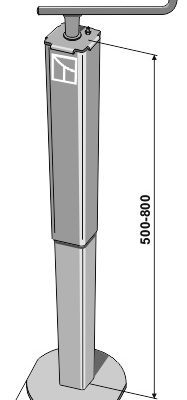 Parking jack 80x80