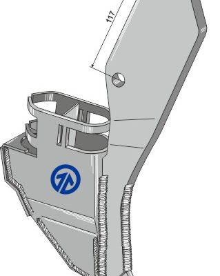 Holder - right model