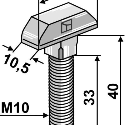 Chain-bolt - Galvanized