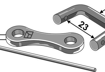 Shackle type connector Ø8