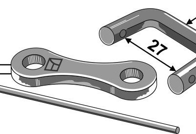 Shackle type connector Ø9
