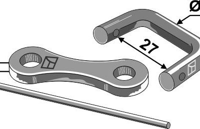 Shackle type connector Ø9,5